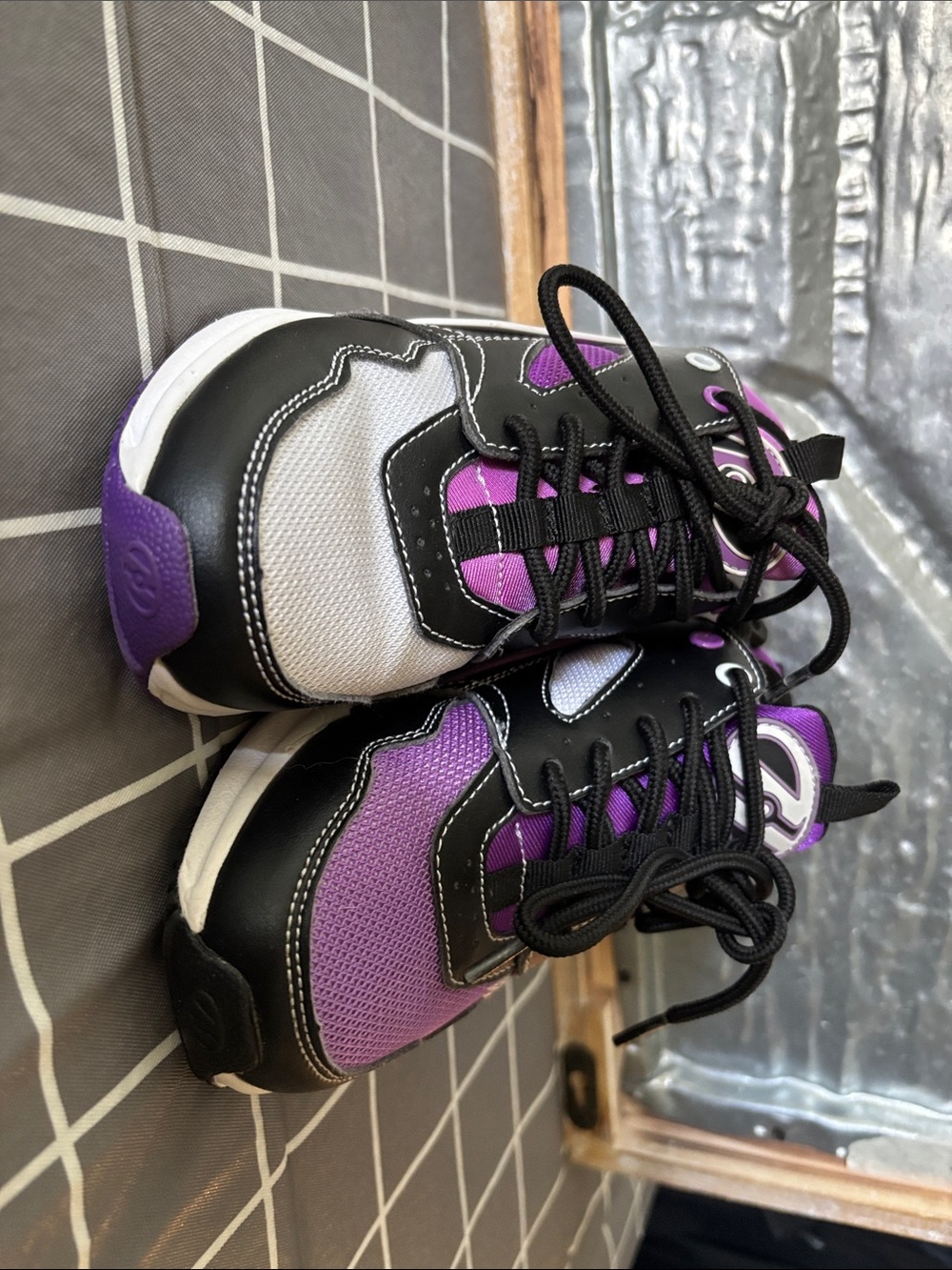 Heelys Kids Purple, Black & White Rolling Sneakers